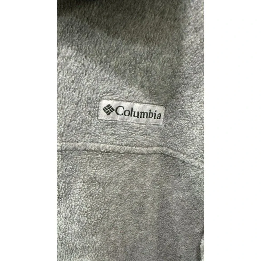 Columbia Mount Grant Fleece Full Zip Jacket Gray Mens Size M XM1247 Lightweight